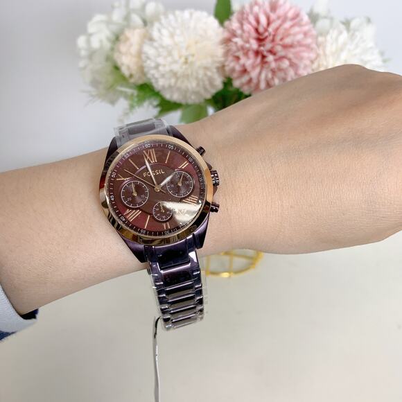 Courier Chronograph Watch Fossil Modern Courier Midsize Jam Tangan